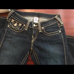 True Religion Gold Swarovski Disco Billy Big T 25